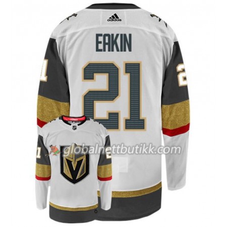 Vegas Golden Knights Hockeydrakt CODY EAKIN 21 Hvit Adidas Authentic - Herre